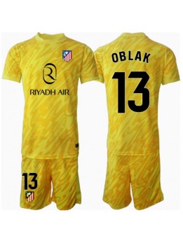 Atletico Madrid Jan Oblak #13 Målvakt Replika Tredje Kläder Barn 2024-25 Kortärmad (+ byxor)